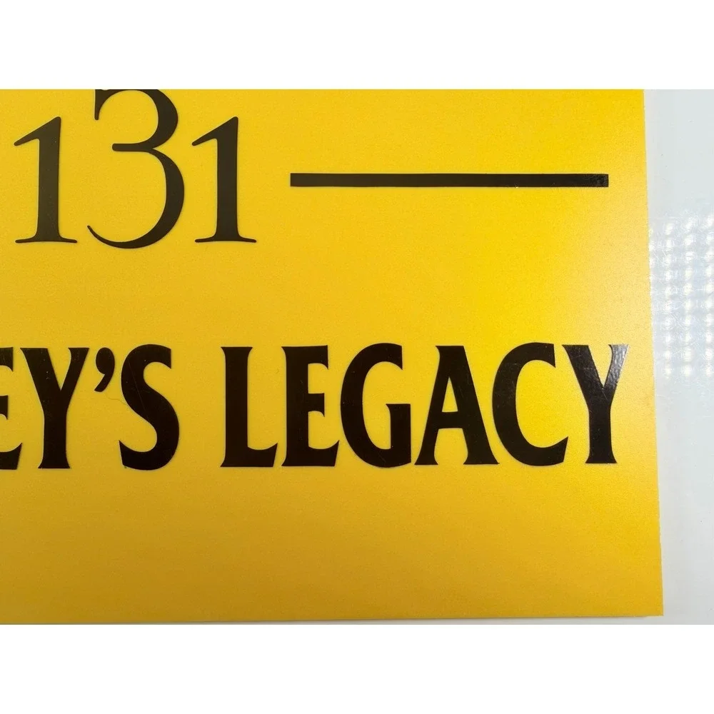 Preakness 131 Greeley's Legacy Horse Stall Sign Unique Collectable Pimlico